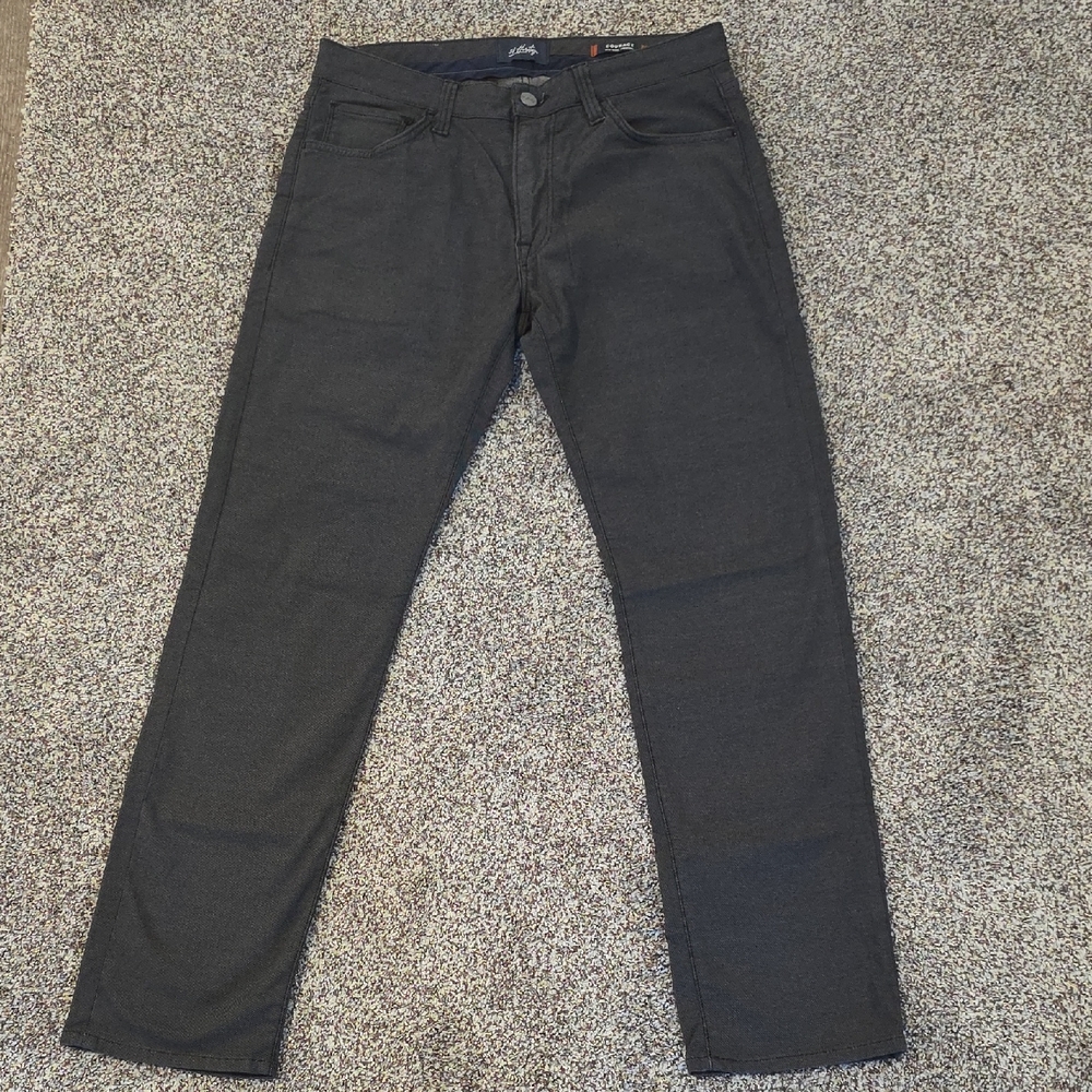 34 Heritage Men's Dark Gray Slim Jeans